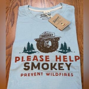 NWT Landmark Project Smoky Bear short sleeve tee size Medium
